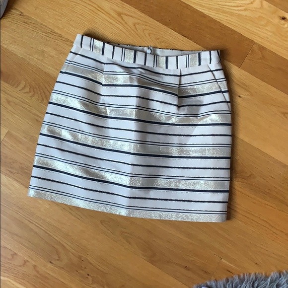 Gold and Black JCREW Skirt - Picture 1 of 3